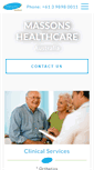Mobile Screenshot of massonshealthcare.com.au